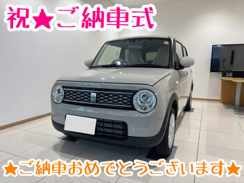 祝★ラパンご納車式♪